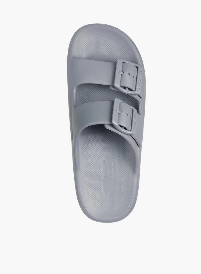 SKECHERS Men Buckle Accent Slides